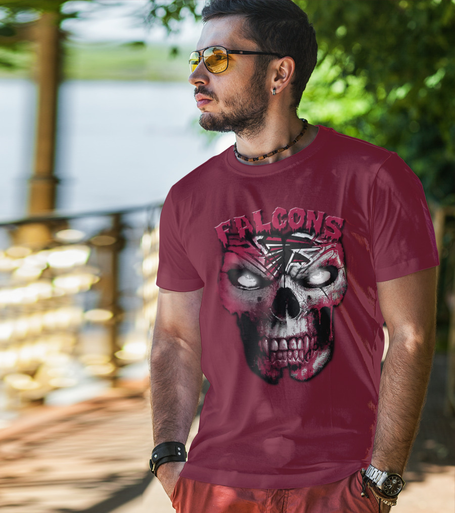 Falcons Skull Logo 64 T-Shirt
