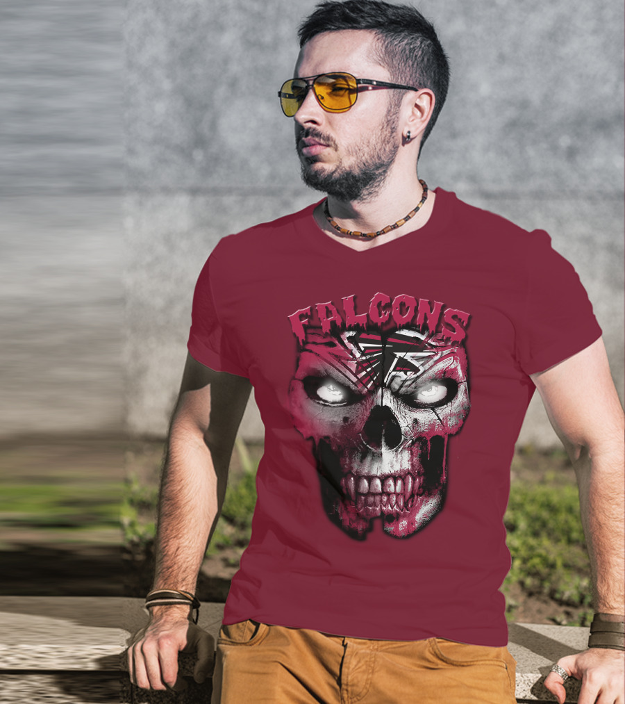 Falcons Skull Logo 64 T-Shirt