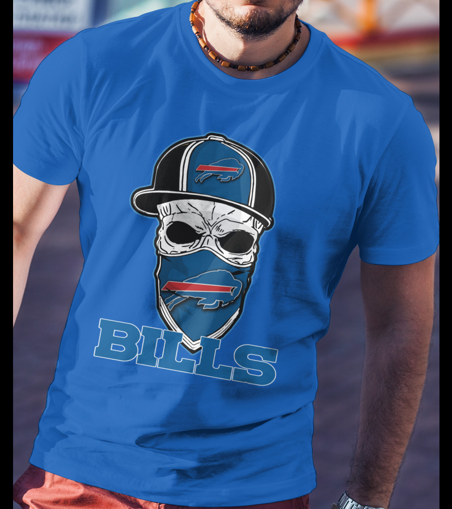 Skull Hat Bills Buffalo T-Shirt