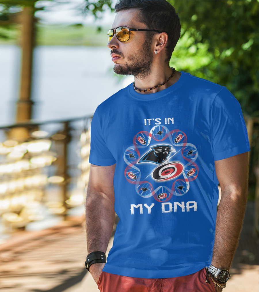 Carolina Panthers And Hurricanes It's In My Dna T-Shirt