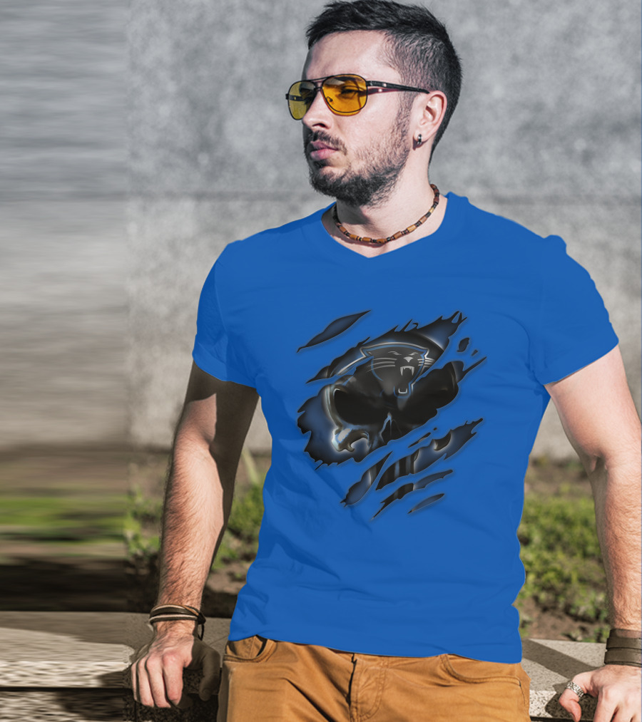 Carolina Panthers 49 Claw Mark T-Shirt