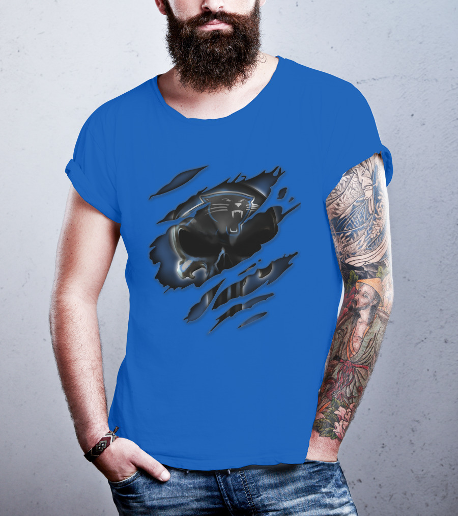 Carolina Panthers 49 Claw Mark T-Shirt
