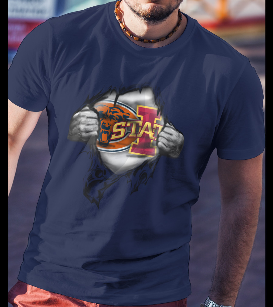 Chicago Bears Iowa State Cyclones T-Shirt
