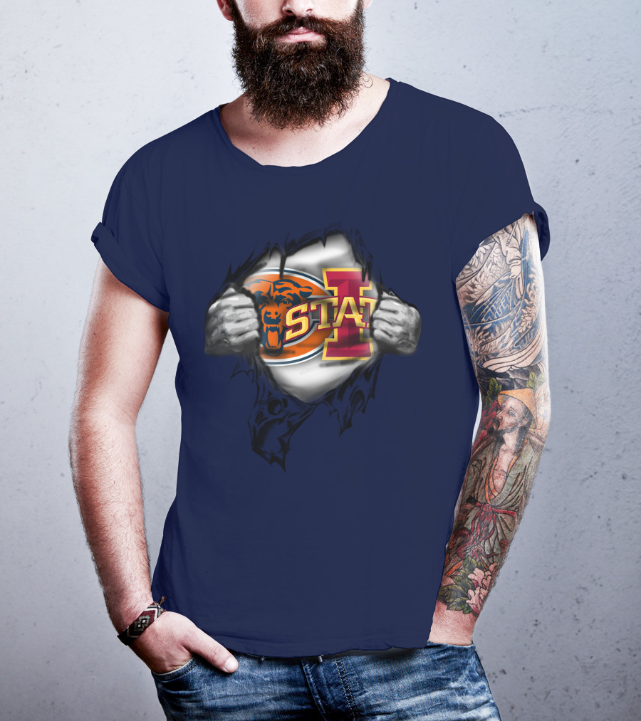 Chicago Bears Iowa State Cyclones T-Shirt