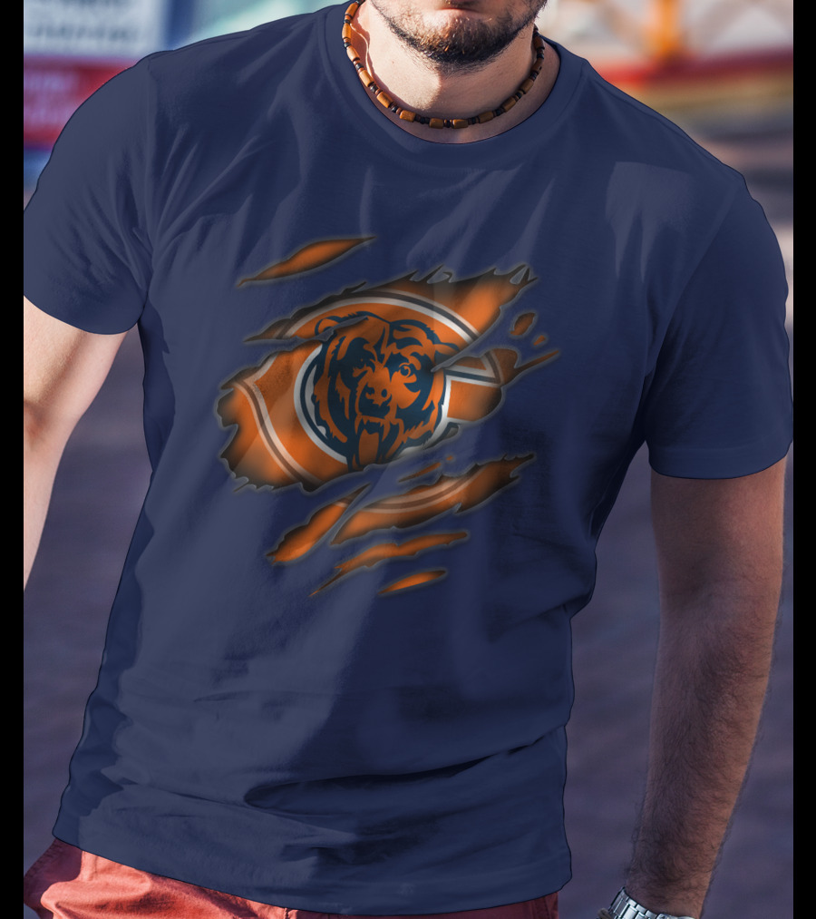 Chicago Bears 42 Claw Scratches T-Shirt
