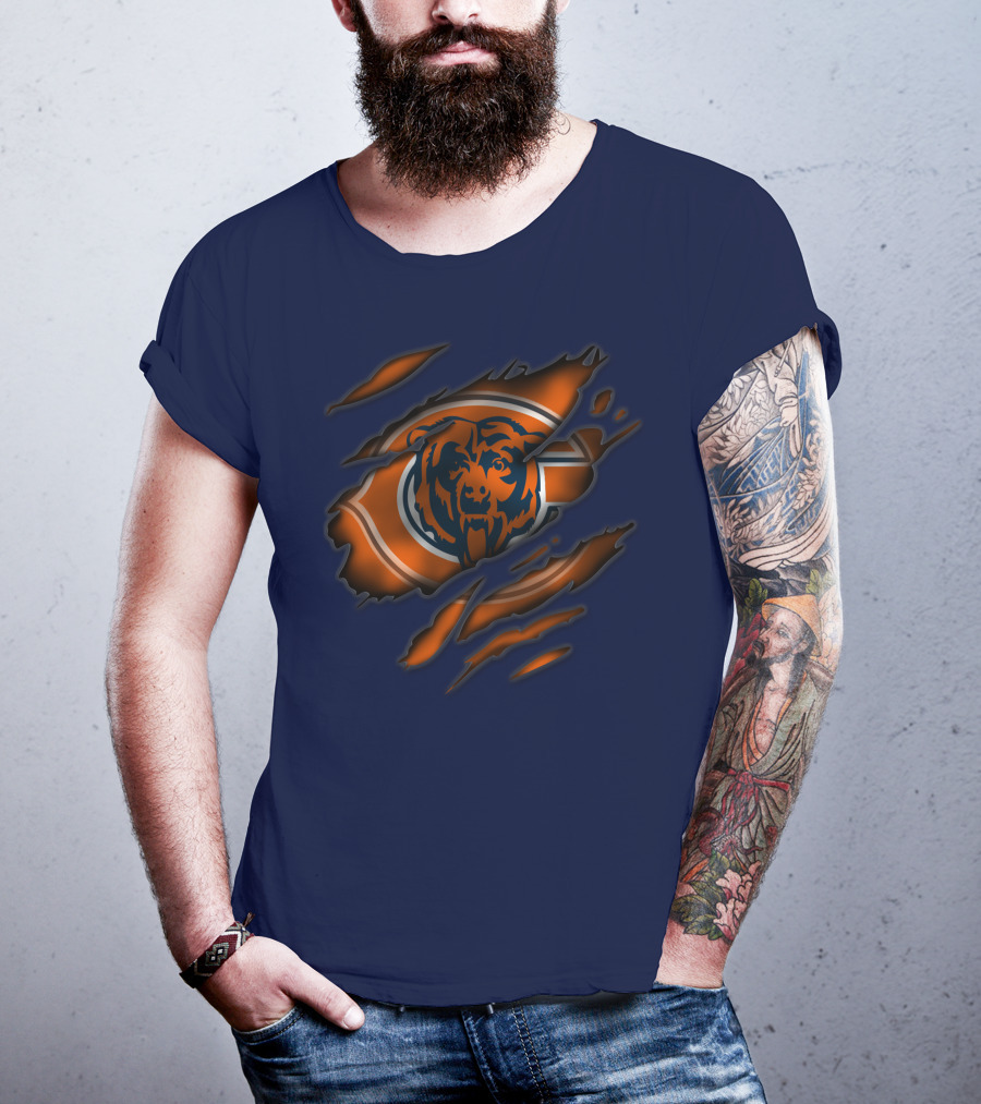 Chicago Bears 42 Claw Scratches T-Shirt