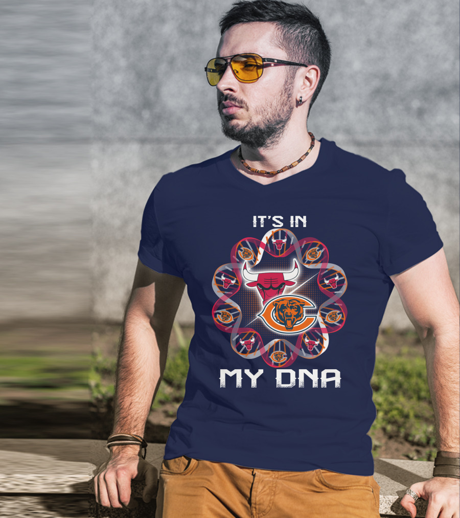 Chicago Bears Bulls It's In My Dna T-Shirt