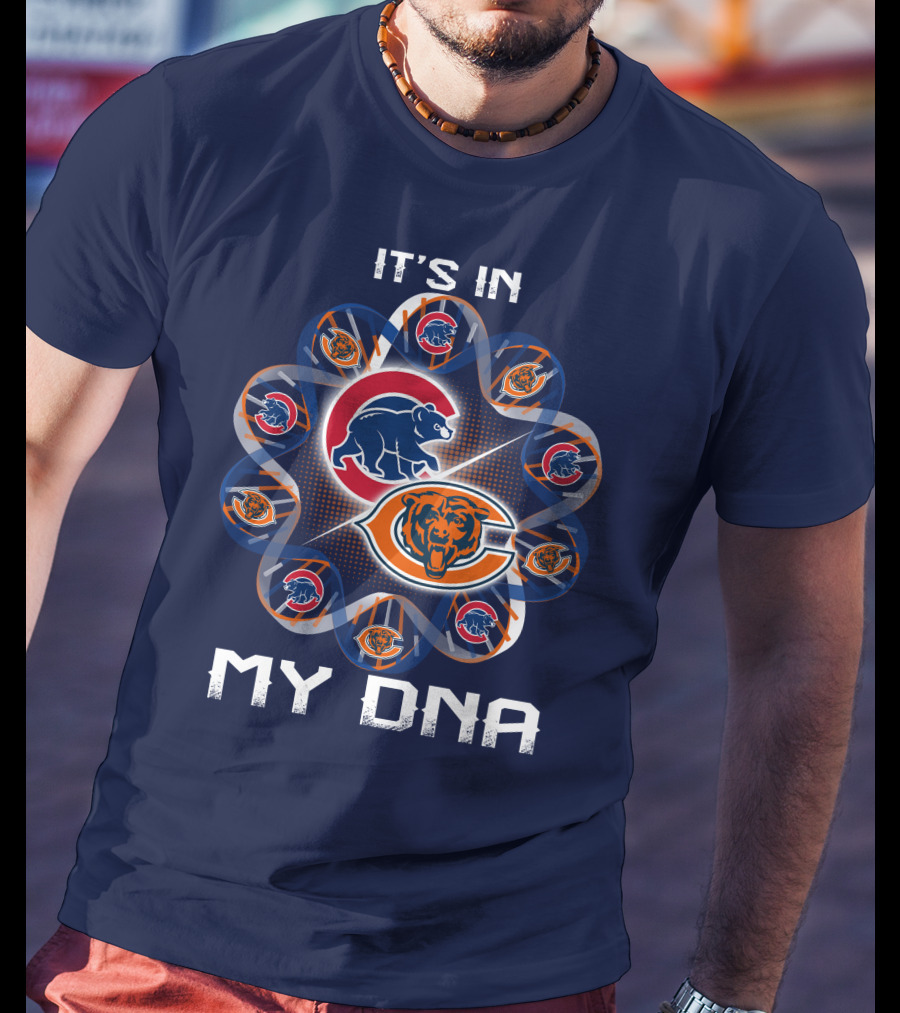 It's In My Dna Chicago Bears Logos T-Shirt