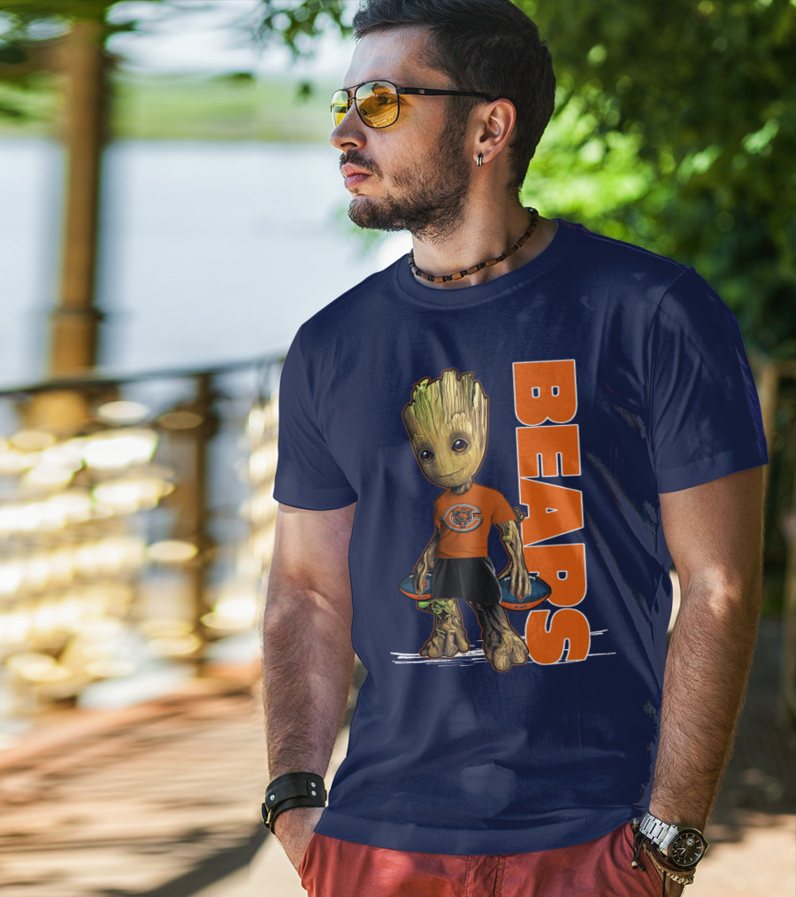 Groot Bears Chicago Nfl Football Fan T-Shirt