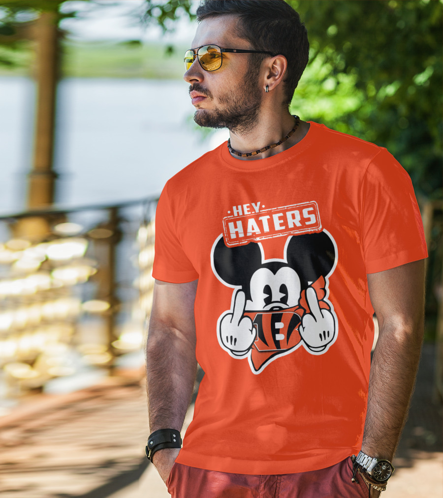 Hey Haters Mick V2 Cincinnati Bengals T-Shirt