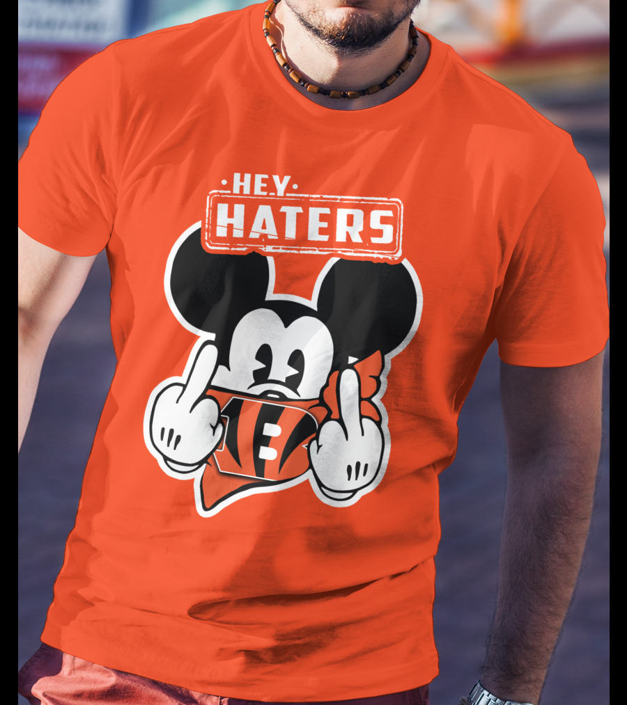 Hey Haters Mick V2 Cincinnati Bengals T-Shirt
