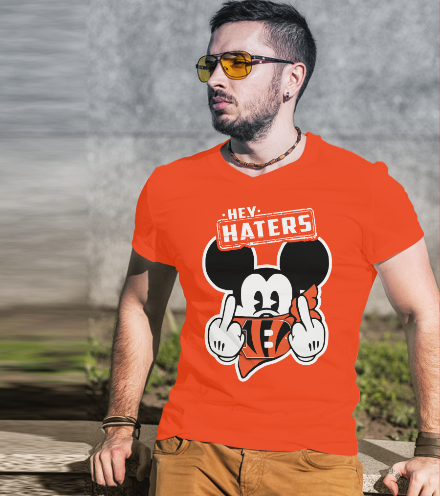 Hey Haters Mick V2 Cincinnati Bengals T-Shirt