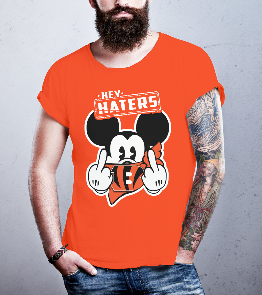 Hey Haters Mick V2 Cincinnati Bengals T-Shirt
