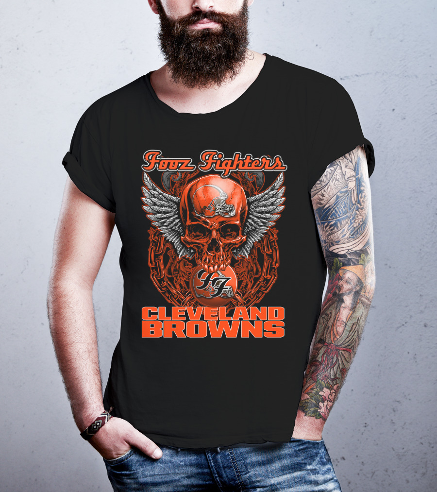 Fooz Fighters Cleveland Browns T-Shirt