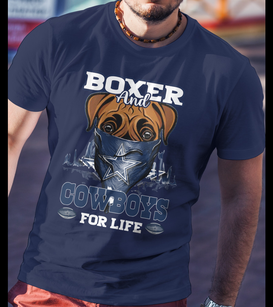Boxer And Cowboys For Life T-Shirt