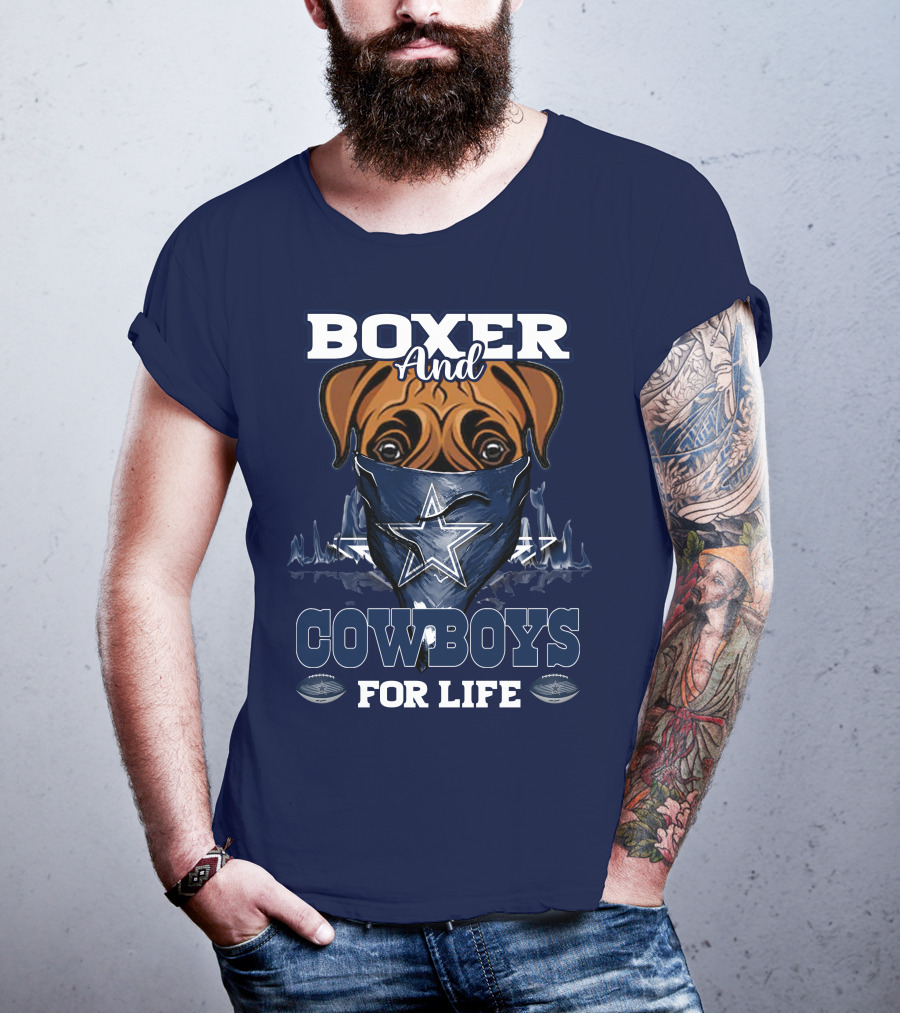 Boxer And Cowboys For Life T-Shirt