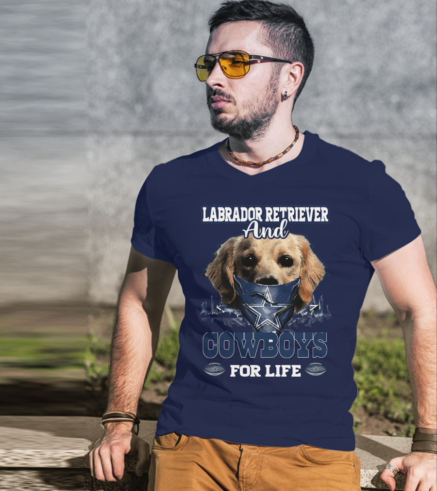 Labrador Retriever And Cowboys For Life T-Shirt