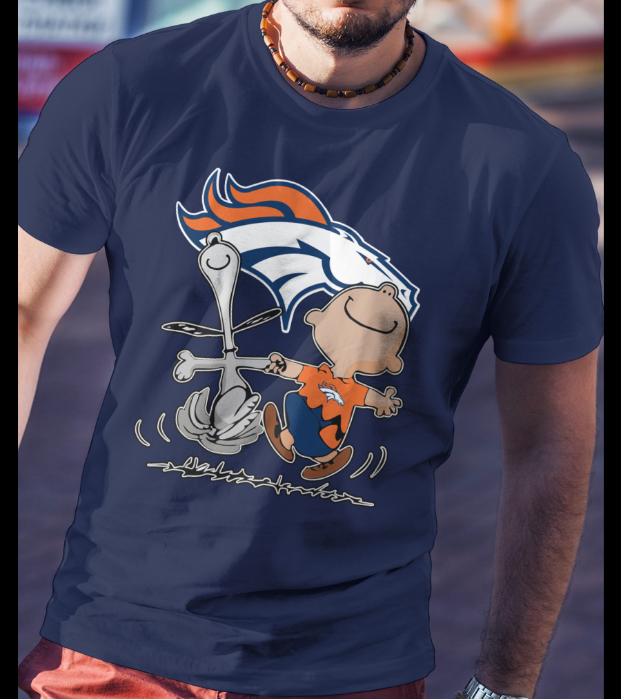 Denver Broncos Dancing Characters T-Shirt