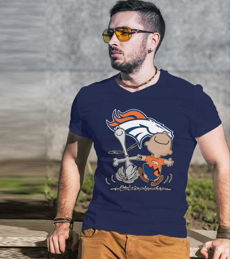 Denver Broncos Dancing Characters T-Shirt