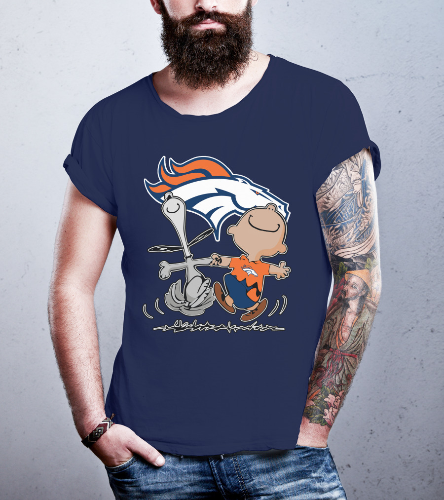 Denver Broncos Dancing Characters T-Shirt
