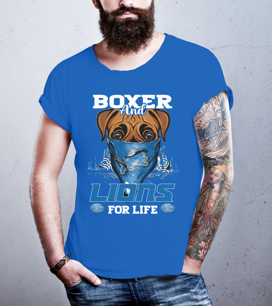 Boxer And Lions For Life T-Shirt