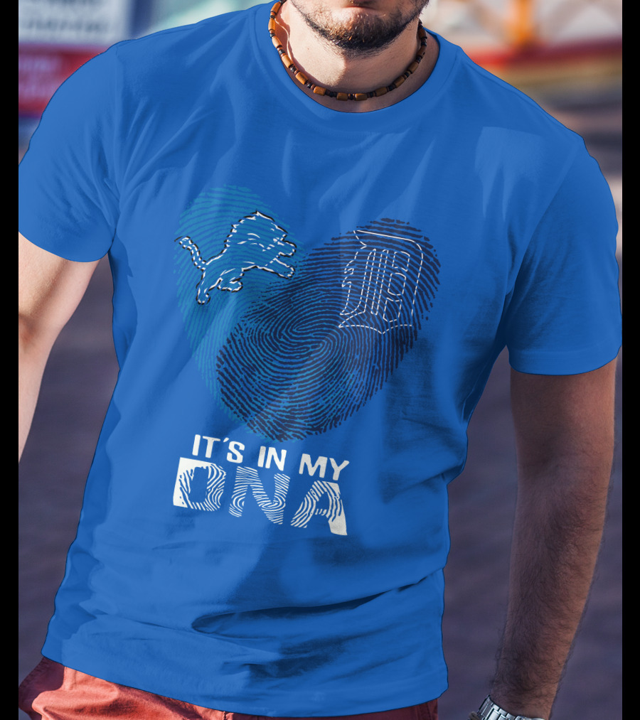 Detroit Lions Heart It's In My Dna T-Shirt