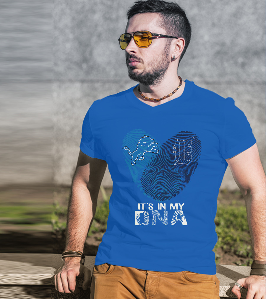 Detroit Lions Heart It's In My Dna T-Shirt