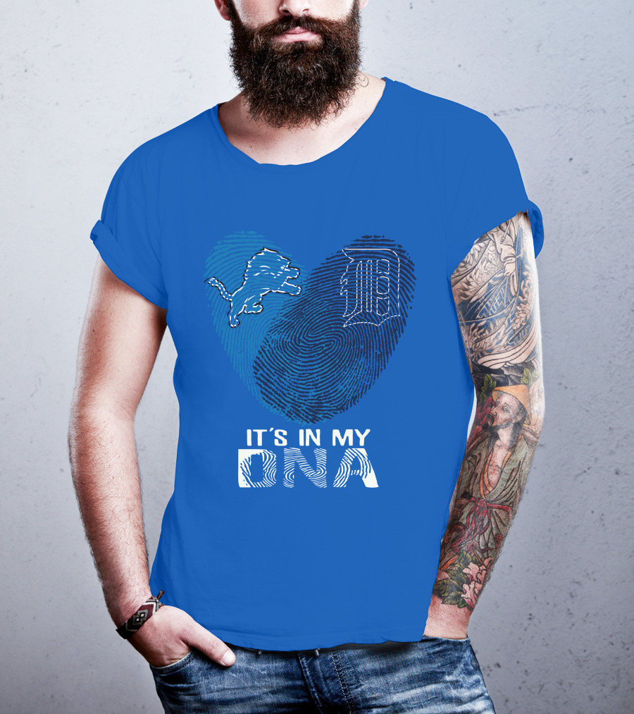 Detroit Lions Heart It's In My Dna T-Shirt