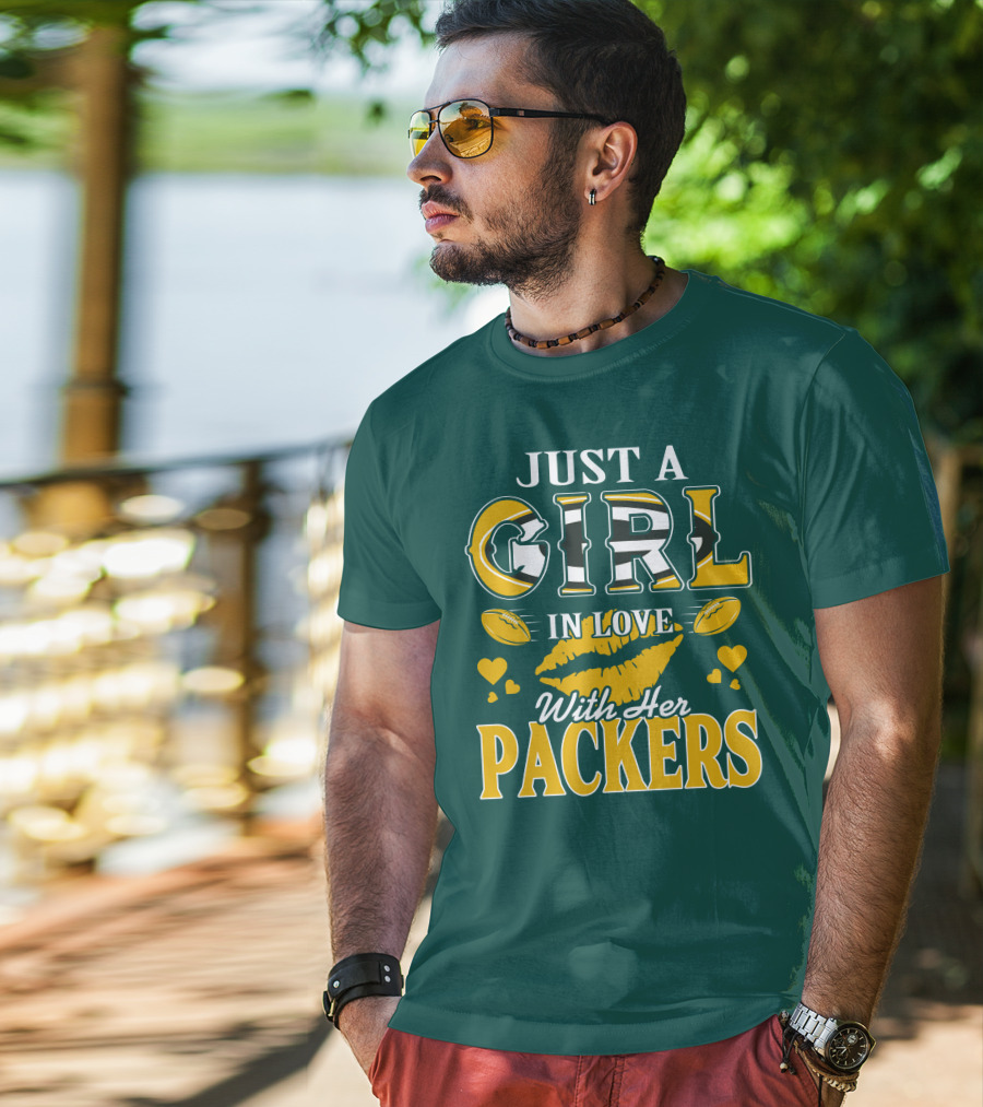 Just A Girl In Love With Her Packers T-Shirt