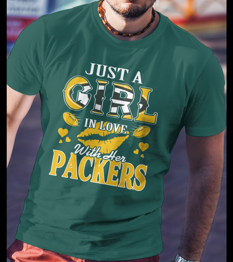 Just A Girl In Love With Her Packers T-Shirt