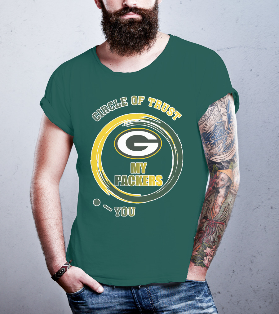 Circle Of Trust My Packers Green Bay Packers T-Shirt