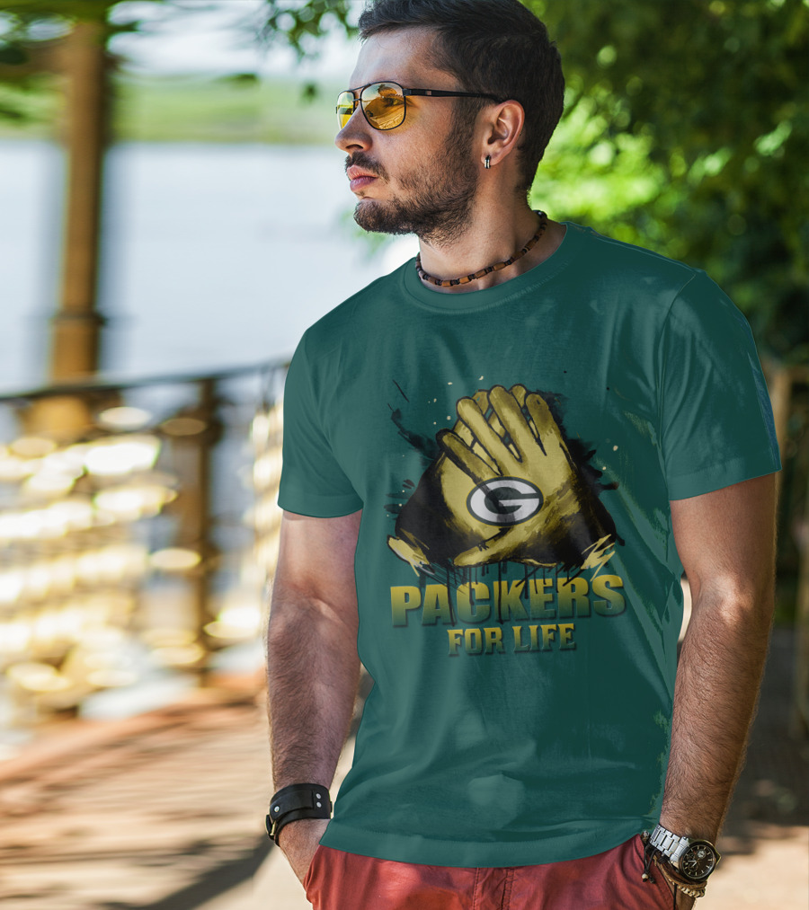 Packers For Life Green Bay Packers T-Shirt