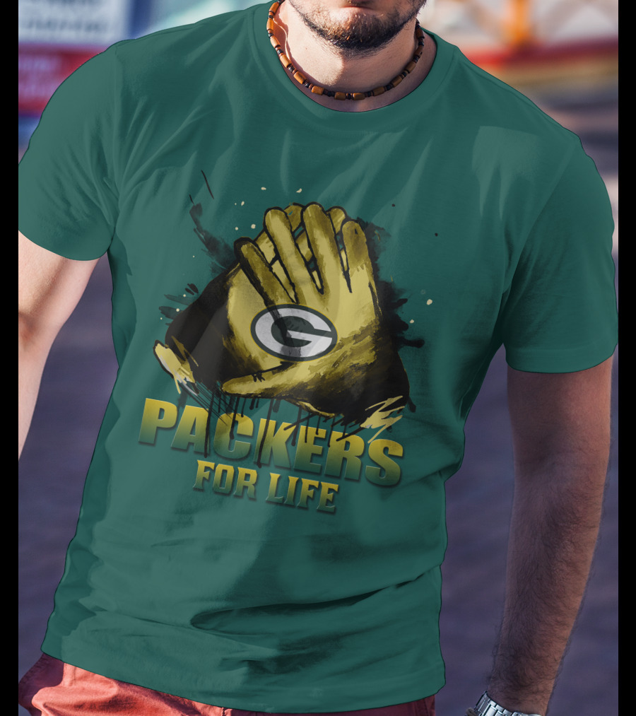 Packers For Life Green Bay Packers T-Shirt