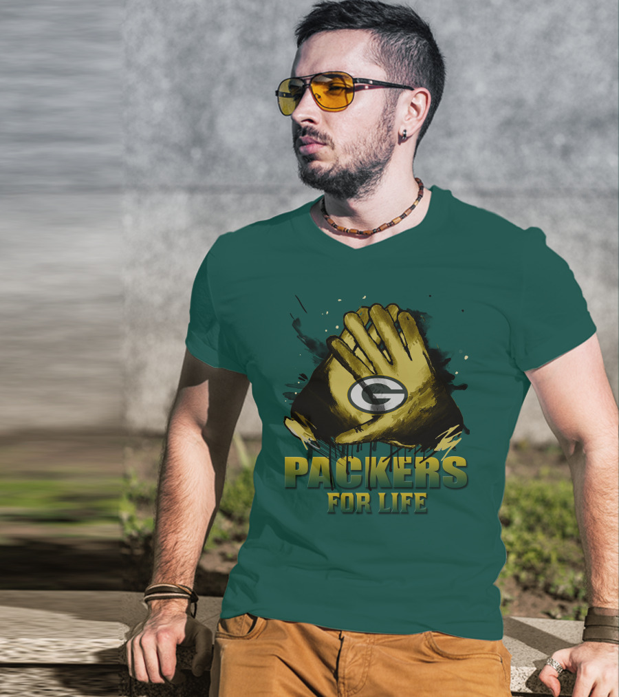 Packers For Life Green Bay Packers T-Shirt