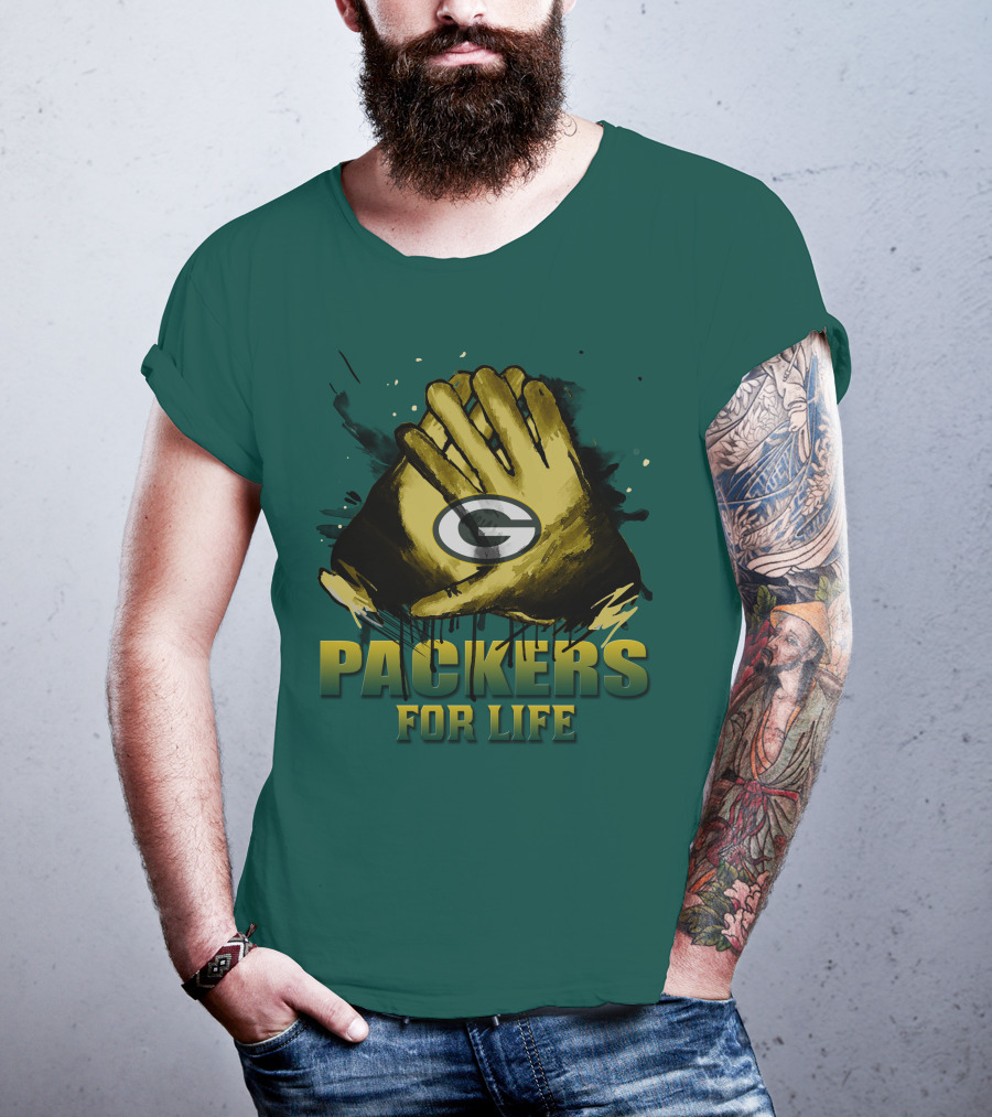 Packers For Life Green Bay Packers T-Shirt
