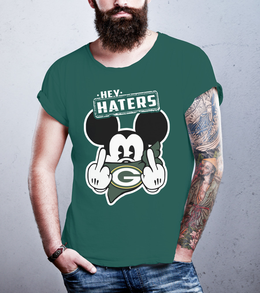 Hey Haters Mick Green Bay Packers T-Shirt