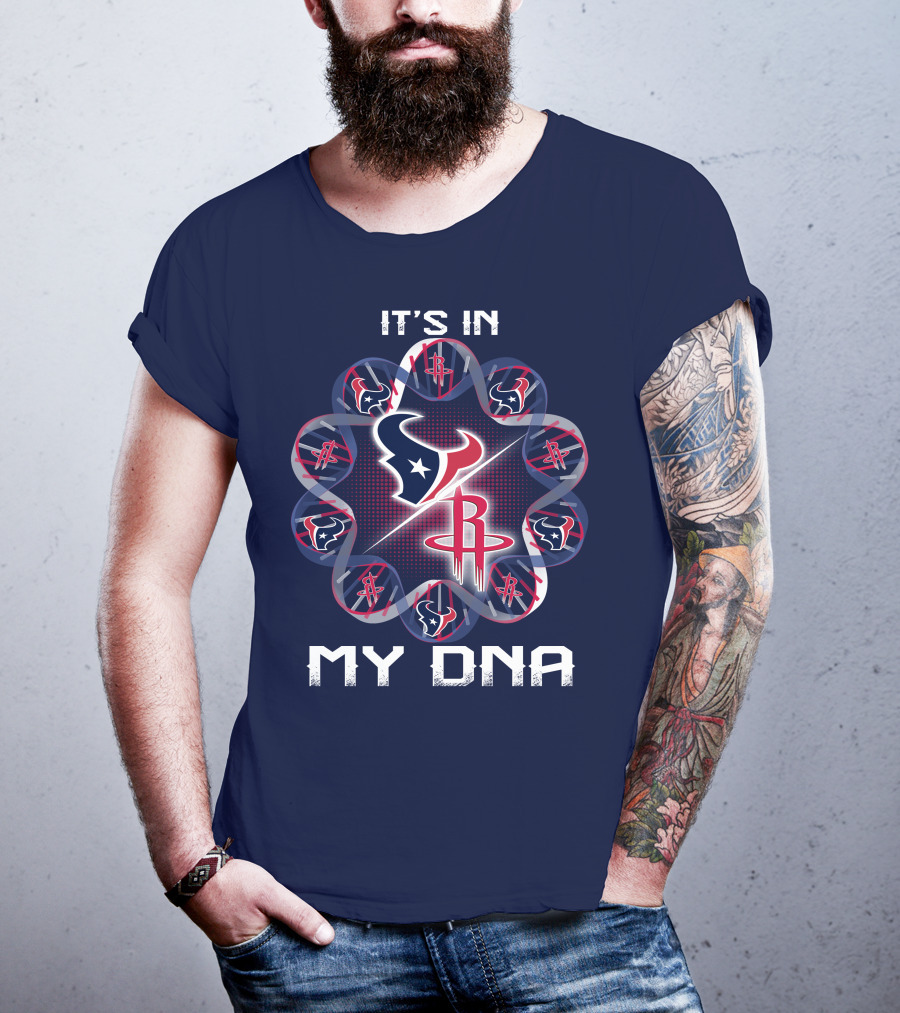 It's In My Dna Houston Texans Rockets T-Shirt