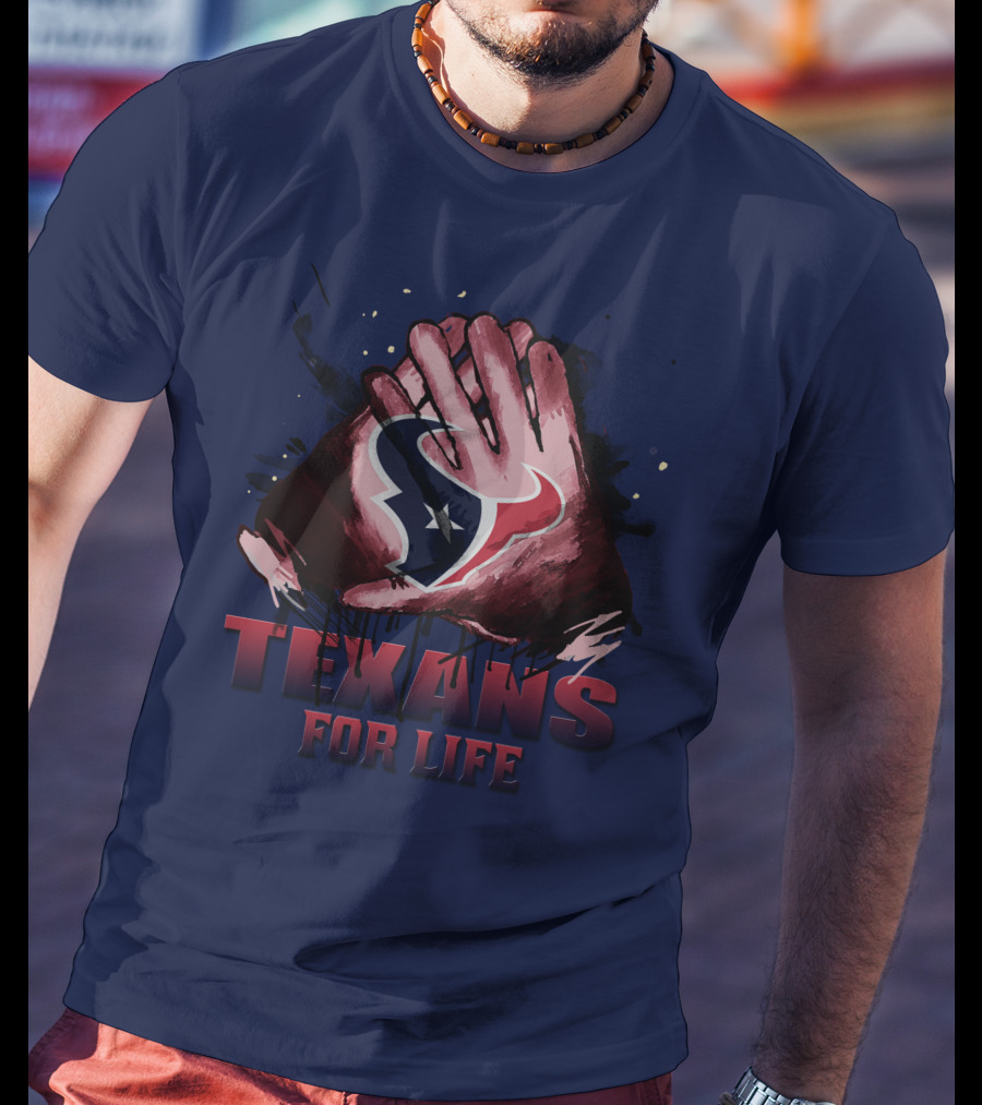 Texans For Life Houston 47 T-Shirt