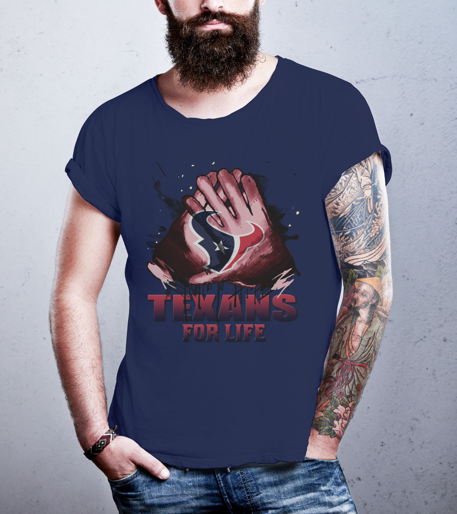 Texans For Life Houston 47 T-Shirt