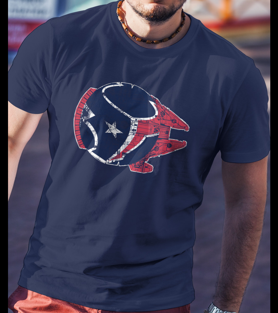 Houston Texans 76 Starship Tribute T-Shirt