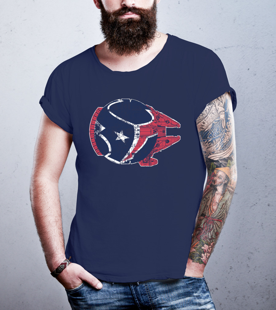 Houston Texans 76 Starship Tribute T-Shirt