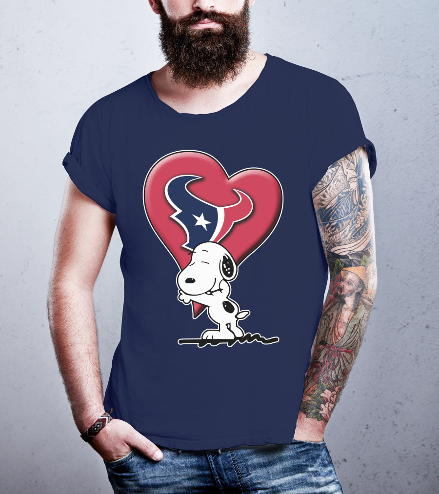 Snp Houston Texans Heart Embrace T-Shirt