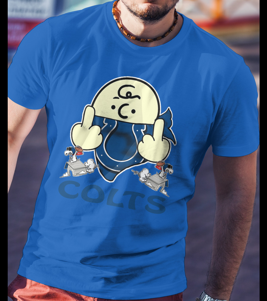 Colts Charlie Brown And Snoopy Indianapolis T-Shirt