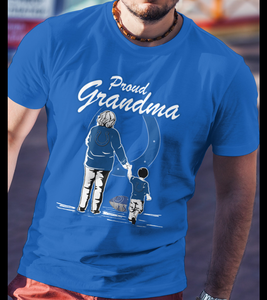 Proud Grandma Indianapolis Colts Fan Connection Commitment T-Shirt