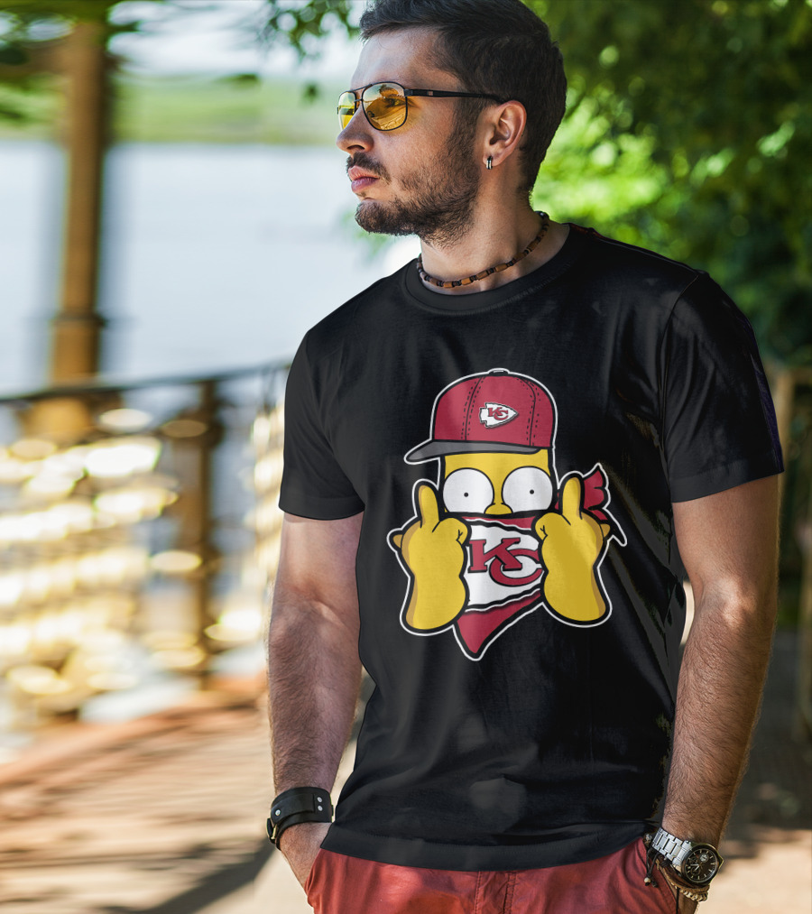Kansas City Chiefs Homer Simpson T-Shirt