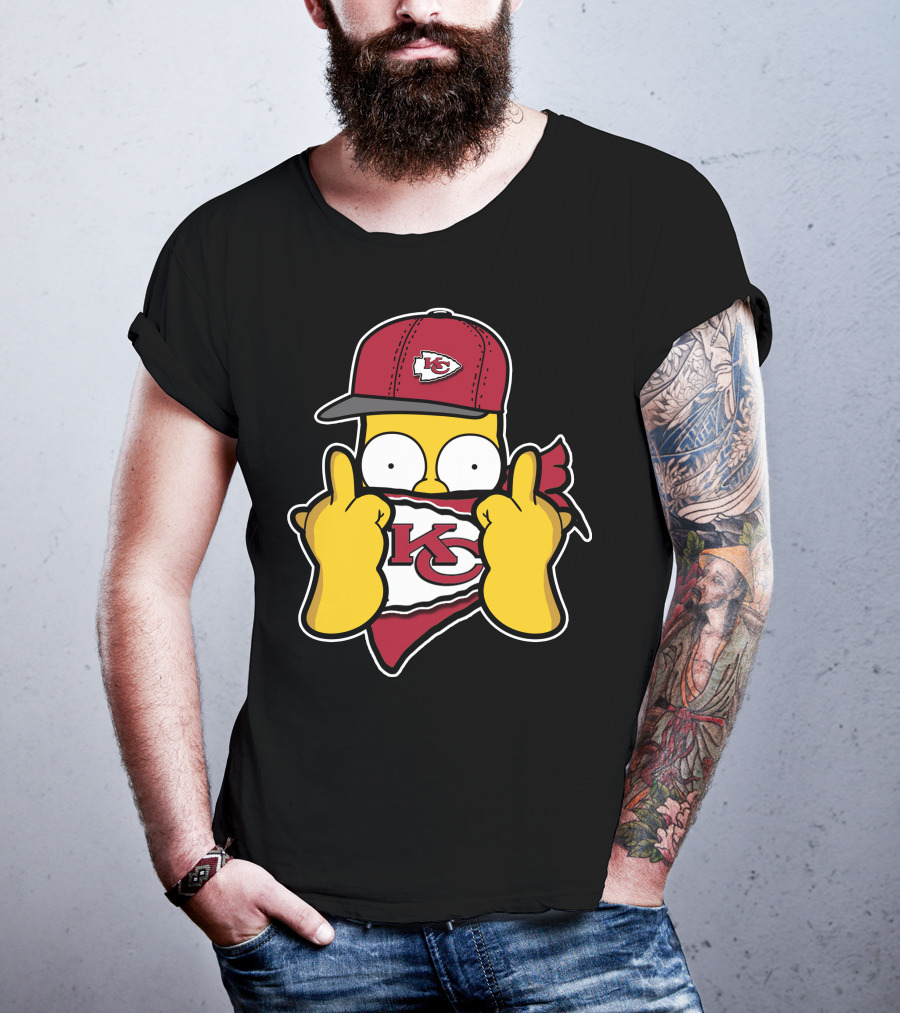 Kansas City Chiefs Homer Simpson T-Shirt