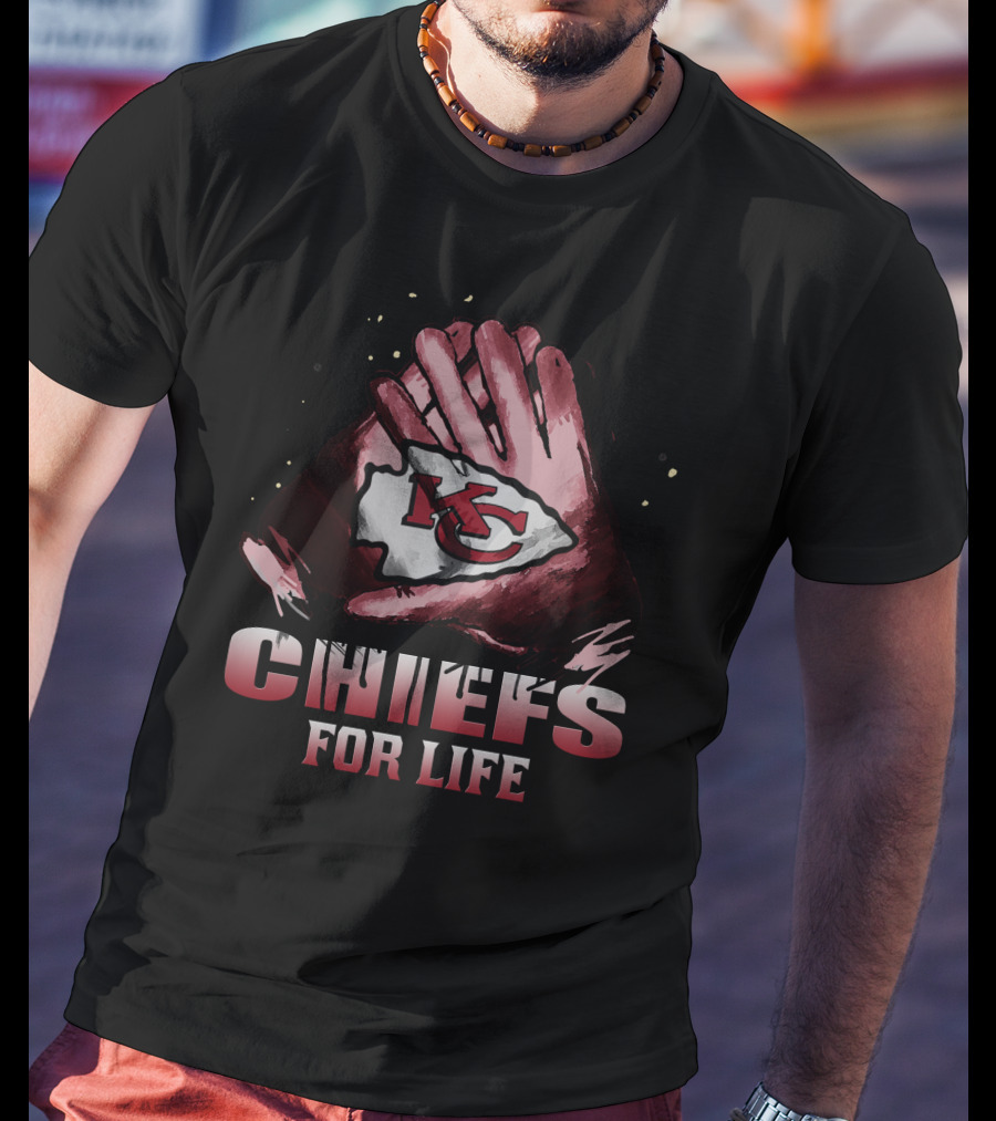 Kansas City Chiefs 15 Kc Logo Chiefs For Life T-Shirt