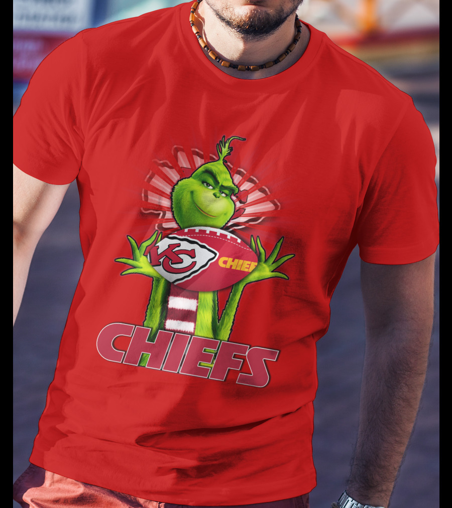 Grinch Chiefs Football KC T-Shirt