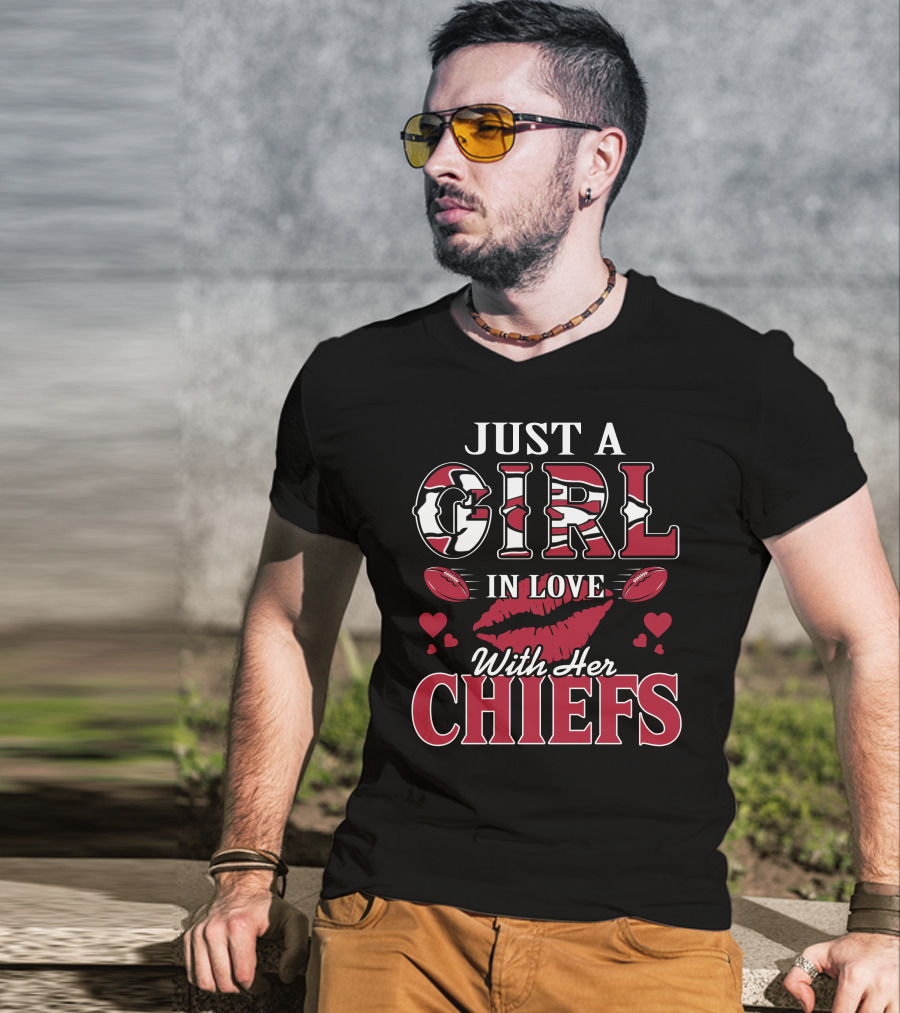 Just A Girl In Love With Her Kansas City Chiefs T-Shirt
