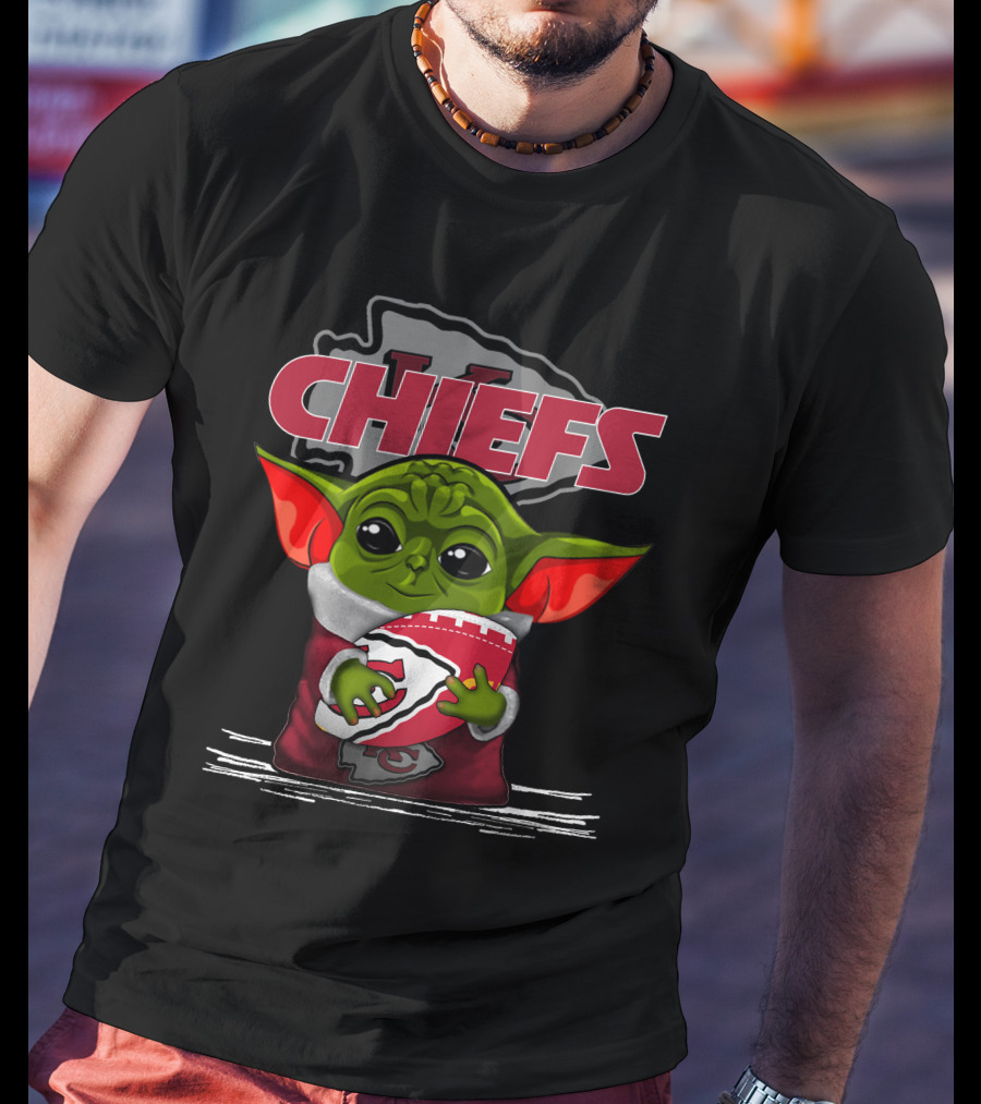Yoda Chiefs Kansas City Football Fan T-Shirt